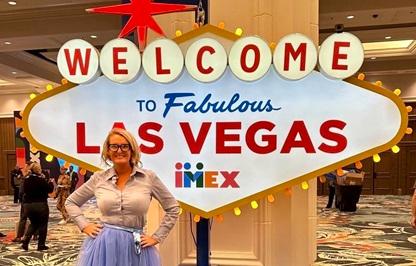 Planning Diva at IMEX America conference, Las Vegas, Oct 17-18
